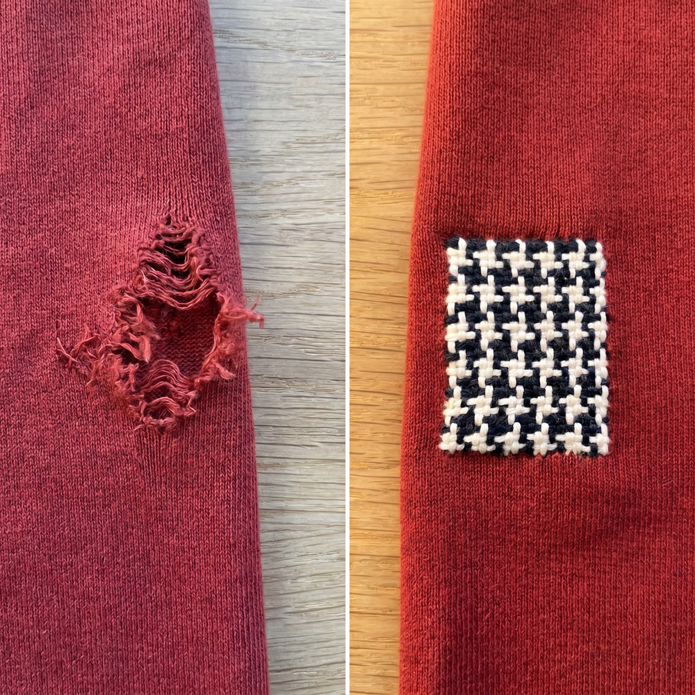 KnitPatch™ Förvandla skador till karaktär